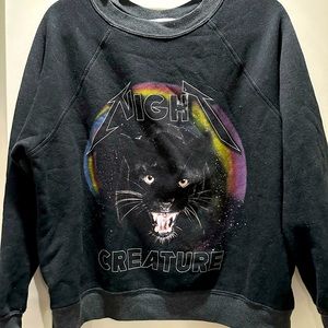 WILDFOX night creature sweater 🖤
